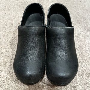 Sanita black clogs